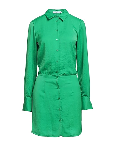 NA-KD Hemdkleid Grün 100% Polyester
