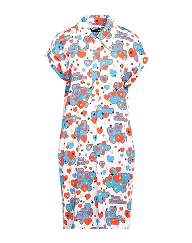 LOVE MOSCHINO Vestito chemisier Arancione 100% Cotone