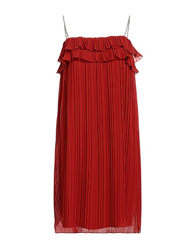 DIXIE Vestito midi Ruggine 100% Poliestere