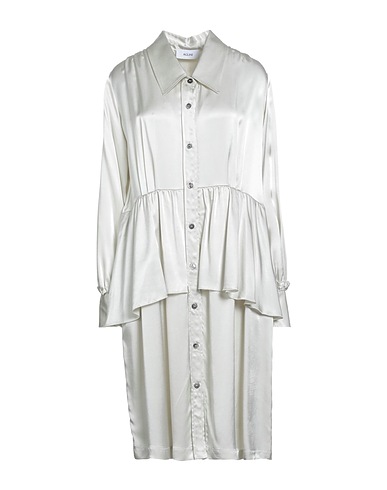 AGLINI Midi dress Light grey 97% Viscose, 3% Elastane