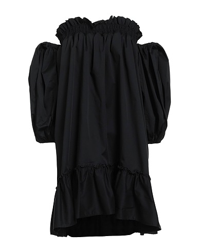 JIJIL Short dress Black 66% Cotton, 31% Polyamide, 3% Elastane