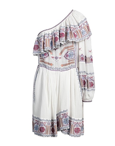 ISABEL MARANT One-shoulder dress White 100% Cotton