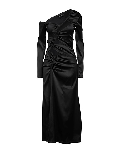 SID NEIGUM Vestito midi Nero 75% Acrilico, 22% Poliammide, 3% Elastan