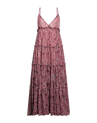 GAëLLE Paris Langes Kleid Rosa 100% Polyester