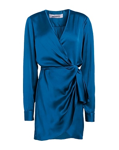 NINEMINUTES Vestito corto Verde petrolio 97% Poliestere, 3% Elastan