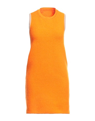 JACQUEMUS Short dress Orange 51% Polyamide, 41% Organic cotton, 8% Elastane