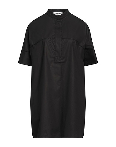 GRIFONI Shirt dress Black 100% Cotton