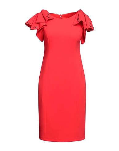 GAI MATTIOLO Midi dress Red 95% Polyester, 5% Lycra®