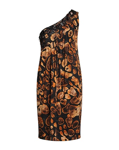 ESCADA Midi dress Black 93% Viscose, 7% Elastane