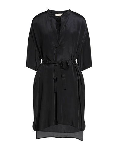 EMMA & GAIA RED Vestito chemisier Nero 100% Viscosa