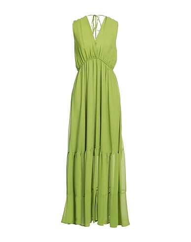 GAI MATTIOLO Vestito lungo Verde 100% Poliestere