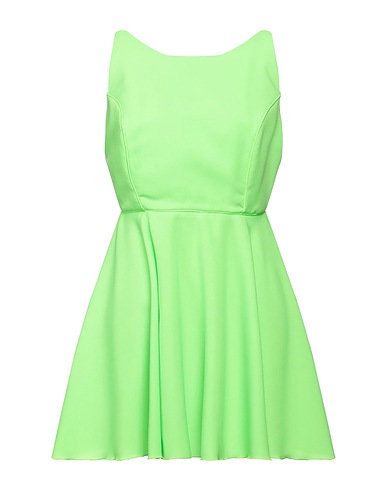 FELEPPA Short dress Lime green 100% Polyester, Polyamide