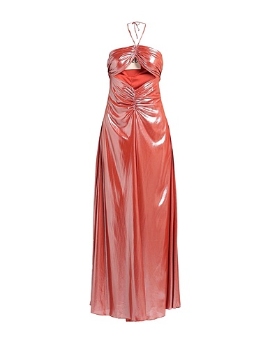 ANIYE BY Vestito lungo Ruggine 100% Poliestere