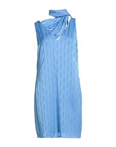 NENETTE Short dress Azure 100% Viscose