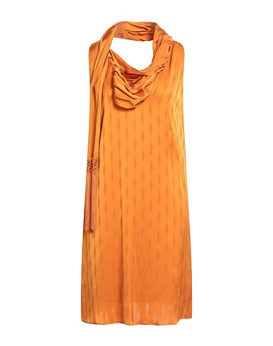 NENETTE Short dress Camel 100% Viscose