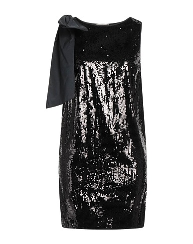 ELISABETTA FRANCHI Sequin dress Black 100% Polyester