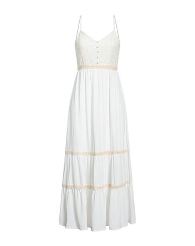 VANESSA SCOTT Midi dress White 100% Polyester