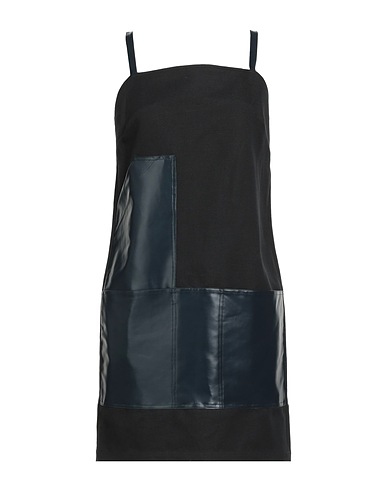 MAX MARA Short dress Black 60% Cotton, 40% Linen
