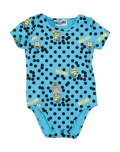 MOSCHINO BABY Baby accessories set Azure 95% Cotton, 5% Elastane