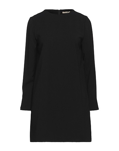 CUBIC Short dress Black 92% Polyester, 8% Acrylic