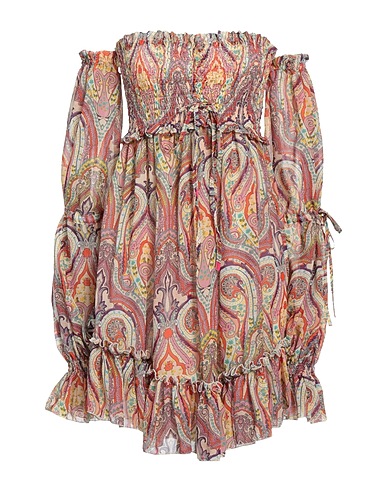 W LES FEMMES by BABYLON Short dress Beige 100% Polyamide