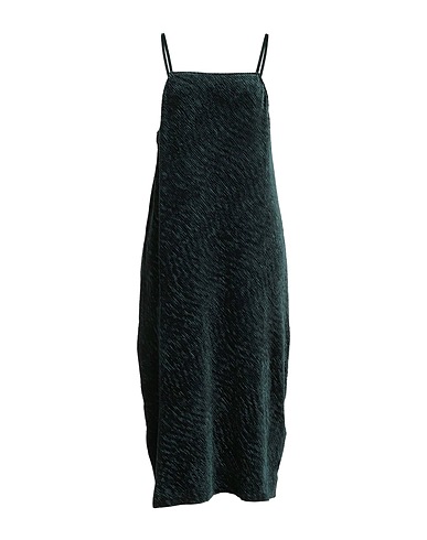 CUBIC Vestito midi Verde scuro 94% Poliestere, 6% Elastan