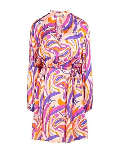 HAVEONE Robe chemise Rose clair 100% Polyester