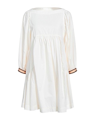 ALESSIA SANTI Short dress Ivory 100% Cotton