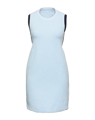 JACQUEMUS Short dress Sky blue 51% Polyamide, 41% Organic cotton, 8% Elastane