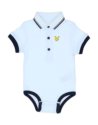 LYLE & SCOTT Baby bodysuit White 100% Cotton