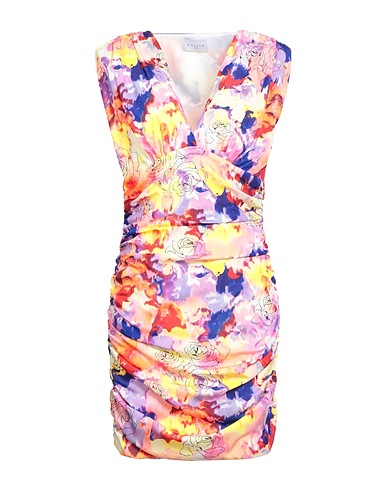 GAëLLE Paris Midi dress Yellow 100% Polyester