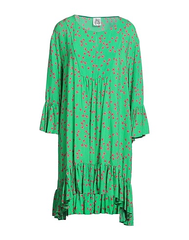 ATTIC AND BARN Short dress Green 100% Viscose