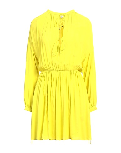 PATRIZIA PEPE Kurzes Kleid Limettengrün 100% Viskose