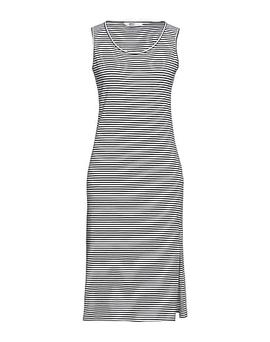 MASSIMO REBECCHI Vestito midi Nero 90% Cotone, 10% Elastan
