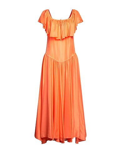 FORTE_FORTE Vestito in Seta Arancione 100% Seta