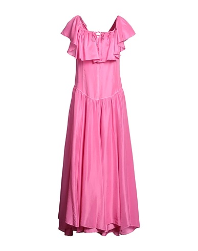 FORTE_FORTE Vestito in Seta Rosa 100% Seta