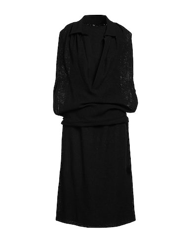 MAISON MARGIELA Elegant dress Black 100% Wool, Silk