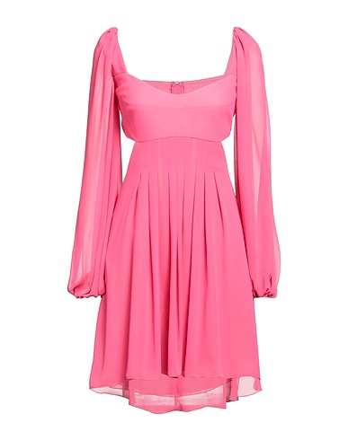 KATHY HEYNDELS Vestito corto Fucsia 100% Poliestere