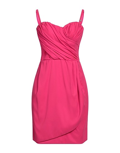 X'S MILANO Vestito corto Fucsia 92% Poliestere, 8% Elastan