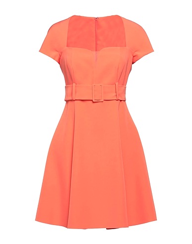 KATHY HEYNDELS Short dress Orange 100% Polyester
