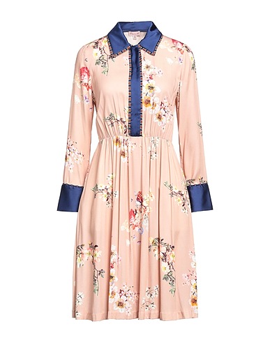 ROSAMUND MOISELLE Midi dress Blush 100% Rayon, Polyester