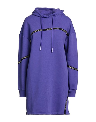 CAVALLI CLASS Short dress Purple 65% Cotton, 35% Polyester