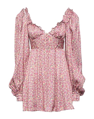 FOR LOVE & LEMONS Short dress Fuchsia 56% EcoVero™ viscose, 44% Viscose