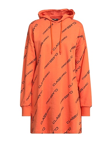 CAVALLI CLASS Short dress Orange 100% Cotton
