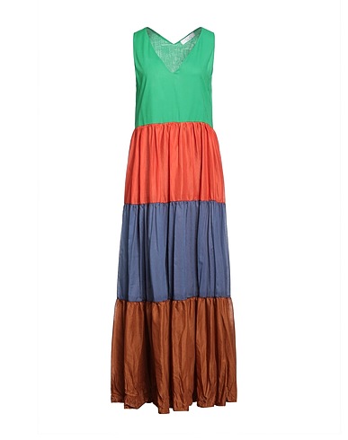 KAOS Long dress Green 100% Cotton