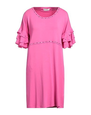 EAN 13 Short dress Fuchsia 94% Viscose, 6% Elastane, Polyester