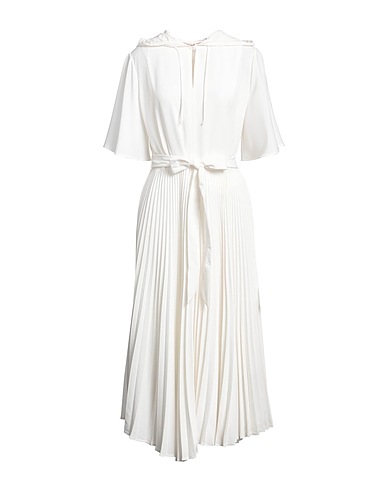 TWINSET Midi dress White 100% Polyester