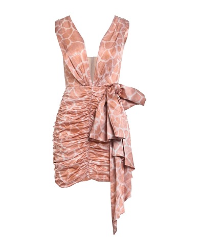 ELISABETTA FRANCHI Short dress Antique rose 100% Silk, Polyamide