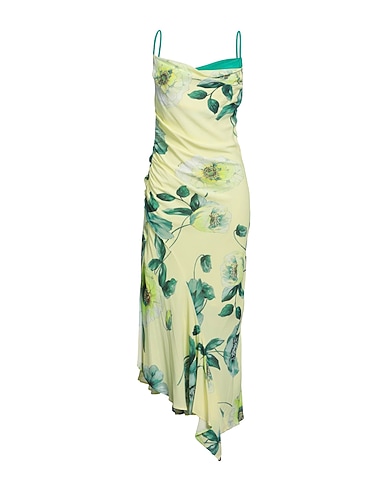 PINKO Long dress Pastel yellow 100% Viscose