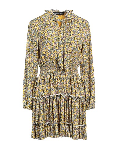 VANESSA SCOTT Vestito corto Giallo 100% Poliestere